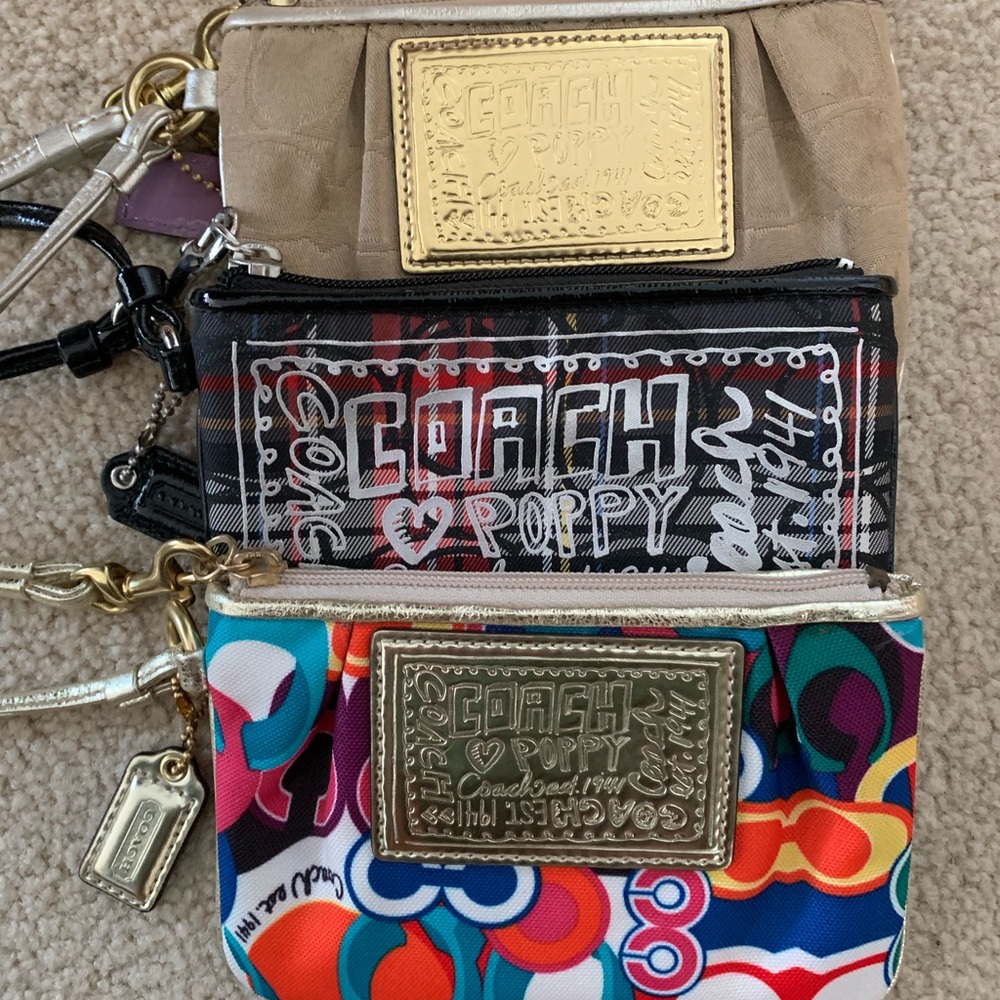 Three Coach Wristlets - image 1
